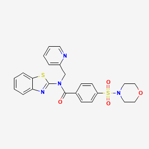 N-(benzo[d]thiazol-2-yl)-4-(morpholinosulfonyl)-N-(pyridin-2-ylmethyl)benzamide