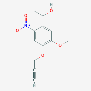 alpha-Methyl-5-methoxy-2-nitro-4-(2-propyn-1-yloxy)benzyl Alcohol