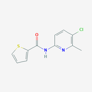 molecular formula C11H9ClN2OS B235712 N-(5-chloro-6-methylpyridin-2-yl)thiophene-2-carboxamide 