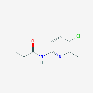 N-(5-chloro-6-methylpyridin-2-yl)propanamide