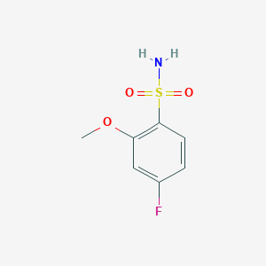 molecular formula C7H8FNO3S B2357235 4-氟-2-甲氧基苯-1-磺酰胺 CAS No. 1551552-60-3