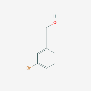 molecular formula C10H13BrO B2357270 2-(3-Bromophenyl)-2-methylpropan-1-ol CAS No. 81606-48-6