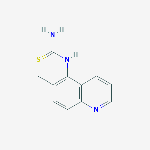 molecular formula C11H11N3S B2357293 (6-甲基喹啉-5-基)硫脲 CAS No. 692287-16-4