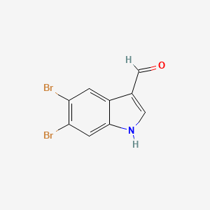 5,6-Dibromo-1H-indole-3-carbaldehyde