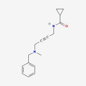 N-(4-(benzyl(methyl)amino)but-2-yn-1-yl)cyclopropanecarboxamide