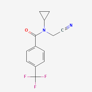 N-(cyanomethyl)-N-cyclopropyl-4-(trifluoromethyl)benzamide