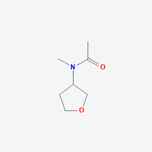 B2357370 N-methyl-N-(oxolan-3-yl)acetamide CAS No. 1545117-00-7