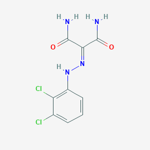B2357372 2-[2-(2,3-Dichlorophenyl)hydrazinylidene]propanediamide CAS No. 896061-98-6