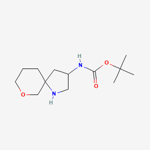 Tert-butyl N-(9-oxa-1-azaspiro[4.5]decan-3-yl)carbamate