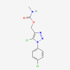 [5-chloro-1-(4-chlorophenyl)triazol-4-yl]methyl N-methylcarbamate