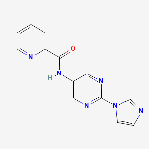 N-(2-(1H-imidazol-1-yl)pyrimidin-5-yl)picolinamide
