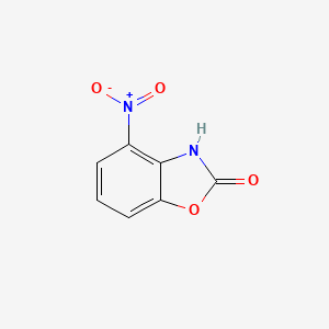 molecular formula C7H4N2O4 B2357411 4-硝基苯并[d]噁唑-2(3H)-酮 CAS No. 28955-71-7