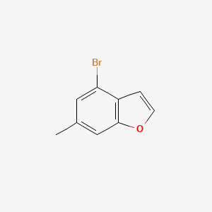 molecular formula C9H7BrO B2357426 4-Bromo-6-methyl-1-benzofuran CAS No. 1195715-16-2