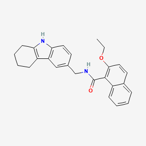 2-ethoxy-N-((2,3,4,9-tetrahydro-1H-carbazol-6-yl)methyl)-1-naphthamide