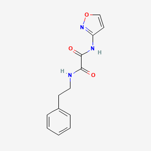 molecular formula C13H13N3O3 B2357482 N1-(isoxazol-3-yl)-N2-phenethyloxalamide CAS No. 899978-30-4