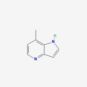 molecular formula C8H8N2 B2357498 7-Methyl-1H-pyrrolo[3,2-B]pyridine CAS No. 1082041-00-6; 357263-42-4