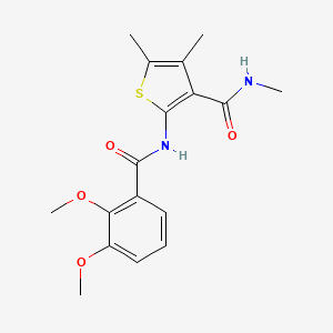 2-(2,3-dimethoxybenzamido)-N,4,5-trimethylthiophene-3-carboxamide