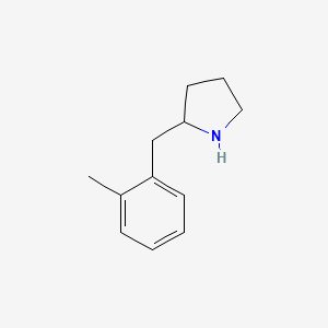 molecular formula C12H17N B2357535 2-(2-Methylbenzyl)pyrrolidine CAS No. 383127-27-3