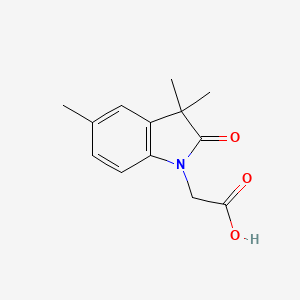 2-(3,3,5-Trimethyl-2-oxoindolin-1-yl)acetic acid