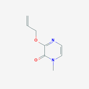 molecular formula C8H10N2O2 B2357566 1-Methyl-3-(prop-2-en-1-yloxy)-1,2-dihydropyrazin-2-one CAS No. 2167297-84-7