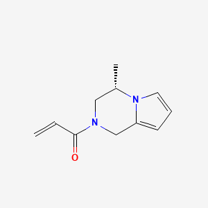 1-[(4S)-4-Methyl-3,4-dihydro-1H-pyrrolo[1,2-a]pyrazin-2-yl]prop-2-en-1-one