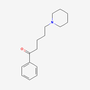 molecular formula C16H23NO B2357610 1-Phenyl-5-piperidin-1-ylpentan-1-one CAS No. 116849-53-7