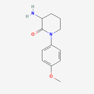 3-Amino-1-(4-methoxyphenyl)piperidin-2-one