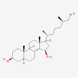 molecular formula C27H46O3 B235767 Cholest-8(14)-ene-3,15,26-triol CAS No. 142533-06-0