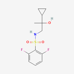 N-(2-cyclopropyl-2-hydroxypropyl)-2,6-difluorobenzenesulfonamide