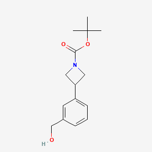 Tert-butyl 3-[3-(hydroxymethyl)phenyl]azetidine-1-carboxylate