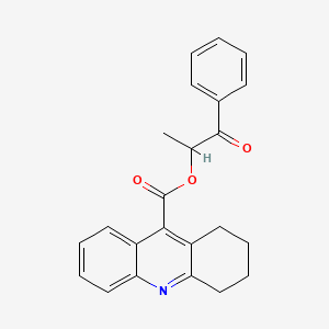 1-Oxo-1-phenylpropan-2-yl 1,2,3,4-tetrahydroacridine-9-carboxylate