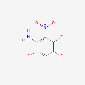 molecular formula C6H3F3N2O2 B2357752 3,4,6-Trifluoro-2-nitroaniline CAS No. 361-39-7