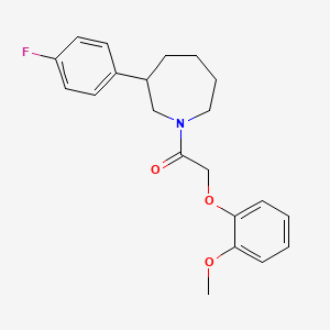 1-(3-(4-Fluorophenyl)azepan-1-yl)-2-(2-methoxyphenoxy)ethanone