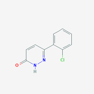 molecular formula C10H7ClN2O B2357755 6-(2-chlorophenyl)pyridazin-3(2H)-one CAS No. 66549-14-2