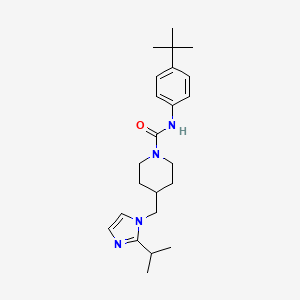 N-(4-(tert-butyl)phenyl)-4-((2-isopropyl-1H-imidazol-1-yl)methyl)piperidine-1-carboxamide