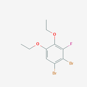 1,2-Dibromo-4,5-diethoxy-3-fluorobenzene