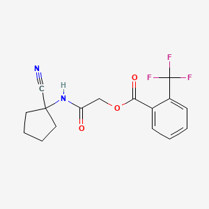 [(1-Cyanocyclopentyl)carbamoyl]methyl 2-(trifluoromethyl)benzoate