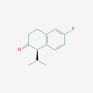 (R)-6-Fluoro-1-isopropyl-3,4-dihydronaphthalen-2(1H)-one