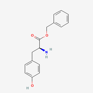 molecular formula C16H17NO3 B2357830 (S)-Benzyl 2-amino-3-(4-hydroxyphenyl)propanoate CAS No. 42406-77-9; 53587-11-4