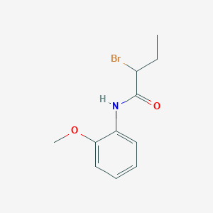 molecular formula C11H14BrNO2 B2357864 2-溴-N-(2-甲氧基苯基)丁酰胺 CAS No. 924975-63-3
