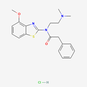 N-(2-(dimethylamino)ethyl)-N-(4-methoxybenzo[d]thiazol-2-yl)-2-phenylacetamide hydrochloride