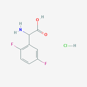 2-Amino-2-(2,5-difluorophenyl)acetic acid hydrochloride