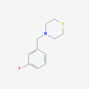 molecular formula C11H14FNS B2357878 4-(3-Fluorobenzyl)thiomorpholine CAS No. 414886-80-9