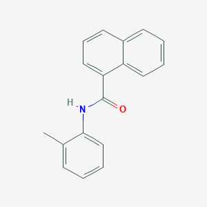 molecular formula C18H15NO B2357884 N-(2-methylphenyl)naphthalene-1-carboxamide CAS No. 302901-22-0