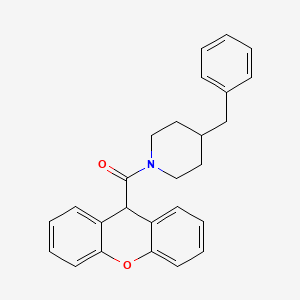 (4-benzylpiperidin-1-yl)(9H-xanthen-9-yl)methanone