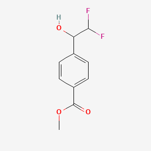 molecular formula C10H10F2O3 B2357914 4-(2,2-二氟-1-羟乙基)苯甲酸甲酯 CAS No. 1176283-75-2