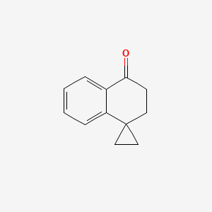 molecular formula C12H12O B2357934 3',4'-Dihydro-2'H-Spiro[Cyclopropan-1,1'-naphthalen]-4'-on CAS No. 67688-27-1