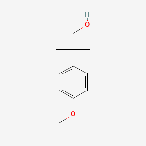 molecular formula C11H16O2 B2357936 2-(4-メトキシフェニル)-2-メチルプロパン-1-オール CAS No. 32454-29-8