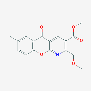 methyl 2-(methoxymethyl)-7-methyl-5-oxo-5H-chromeno[2,3-b]pyridine-3-carboxylate