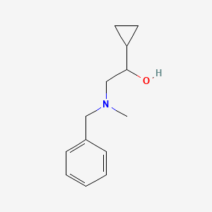 2-[Benzyl(methyl)amino]-1-cyclopropylethan-1-ol